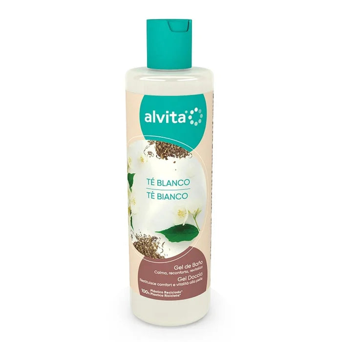 ALVITA Gel de Duș cu Ceai Alb, 300ml