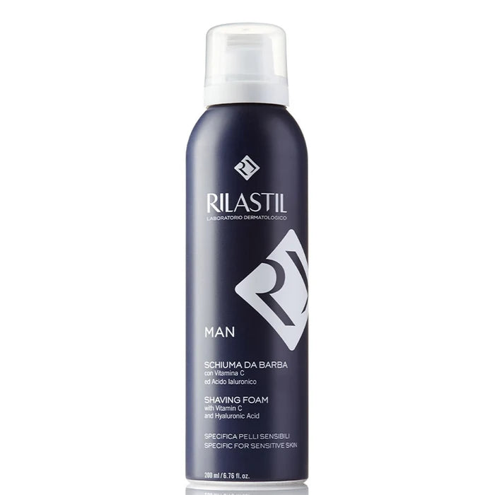 RILASTIL MAN – Spumă de Ras pentru Piele Sensibilă, 200 ml