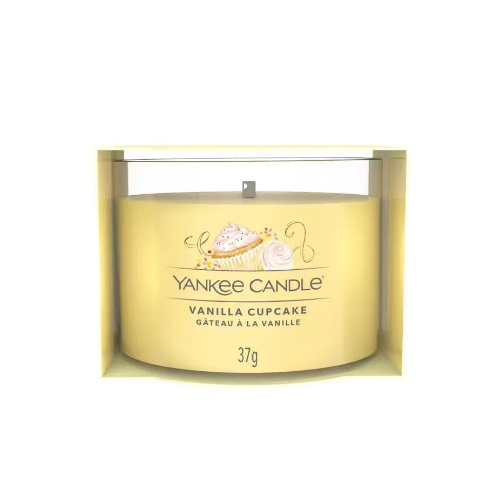 YANKEE CANDLE – Vanilla Cupcake Lumânare Parfumată Votive, 37 g