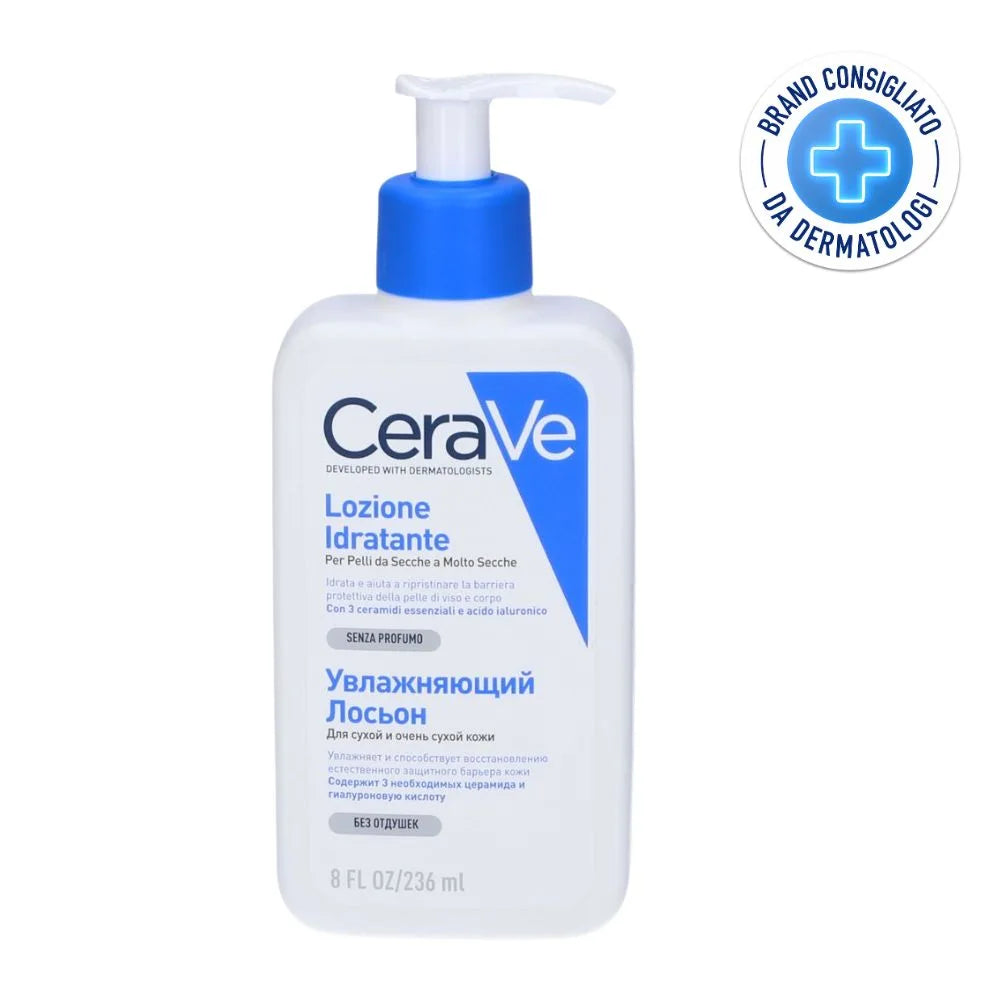 CERAVE – Loțiune Hidratantă pentru Corp, Piele de la Uscată la Foarte Uscată, 236 ml