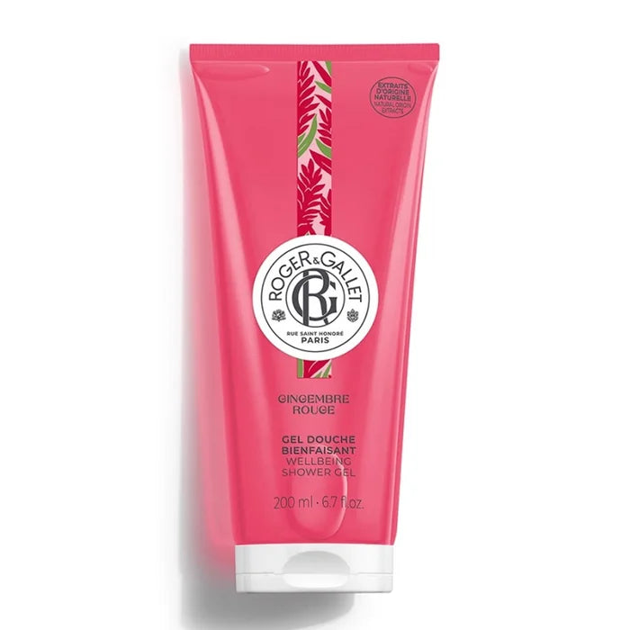 ROGER&GALLET – Gingembre Rouge Gel de Duș cu Fructe Roșii, Ghimbir și Balsam de Benzoe, 200 ml