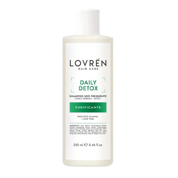 LOVRÉN HAIR CARE – Daily Detox Shampoo Purificante, 250 ml