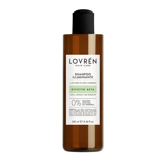 LOVRÉN HAIR CARE – Șampon iluminator cu efect de mătase Natural Concept, 250 ml
