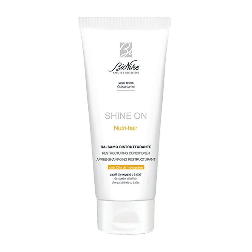 BioNike Shine On Nutri Hair – Balsam restructurant și hrănitor, 200 ml