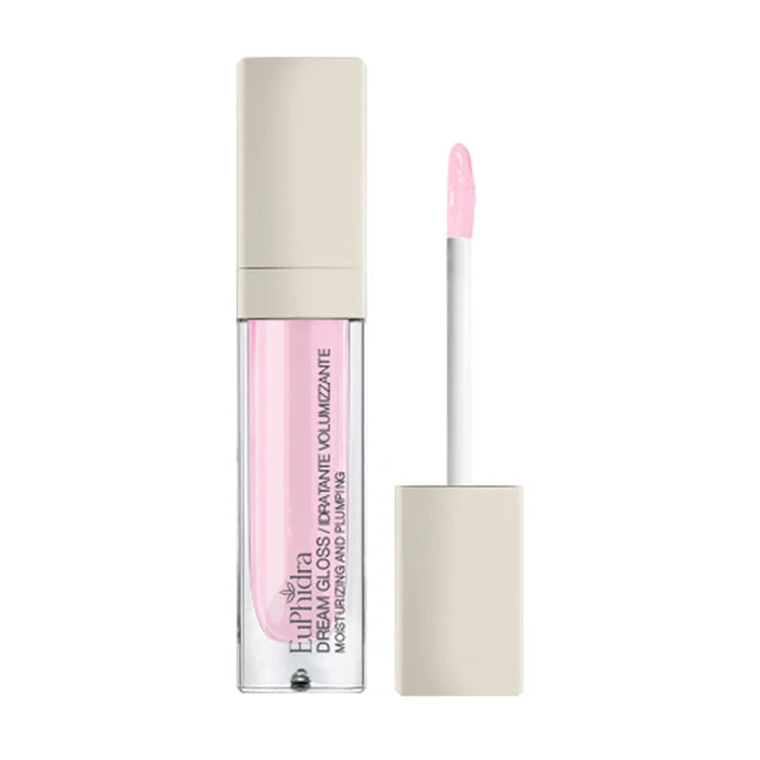 EUPHIDRA Dream Gloss – Gloss Hidratant și Volumizant pentru Buze, DG01, 5 ml