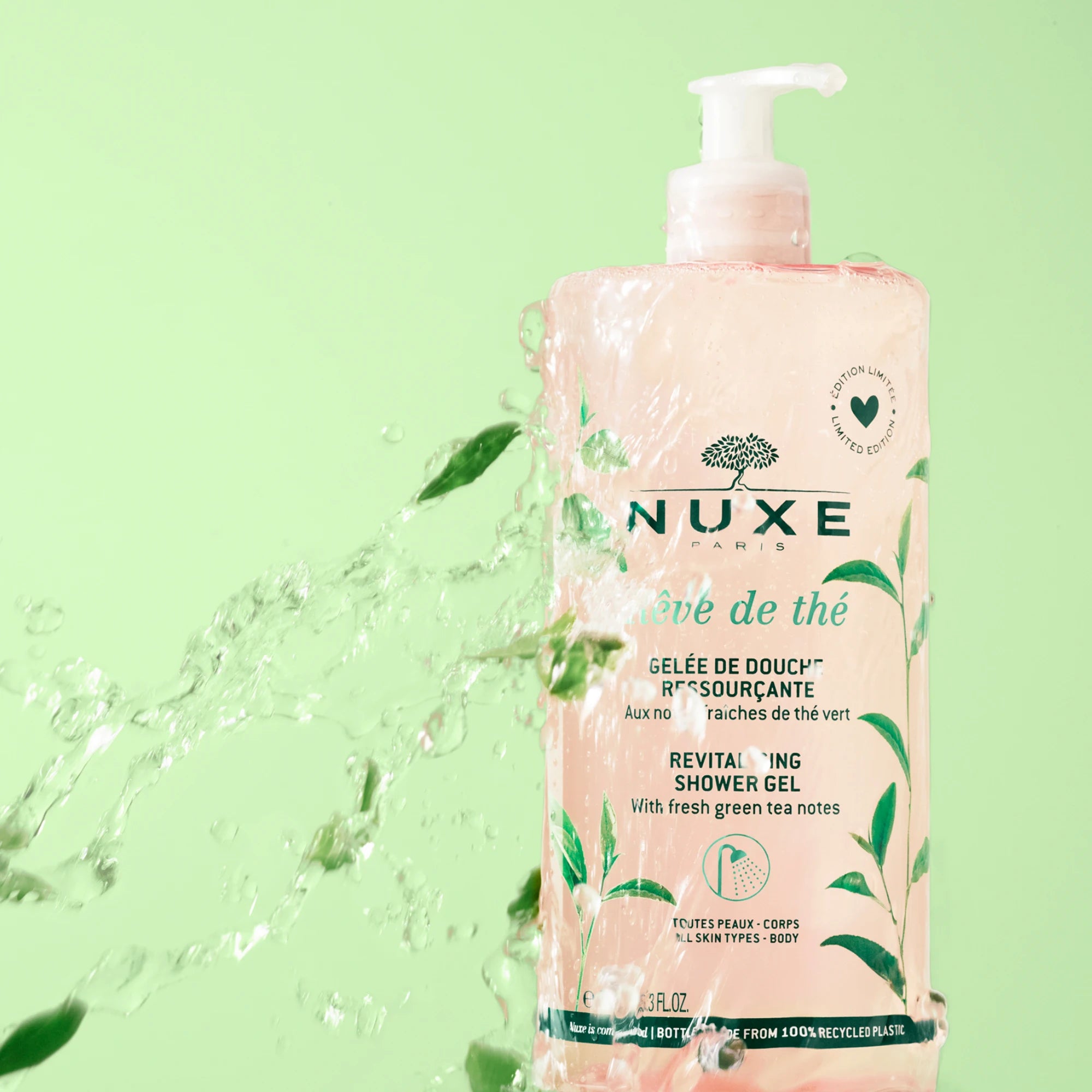 Nuxe Body Rêve De Thé – Gel de duș regenerant, 750 ml