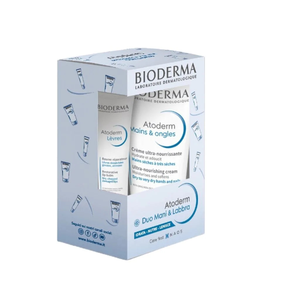 BIODERMA Atoderm Set Mâini și Buze