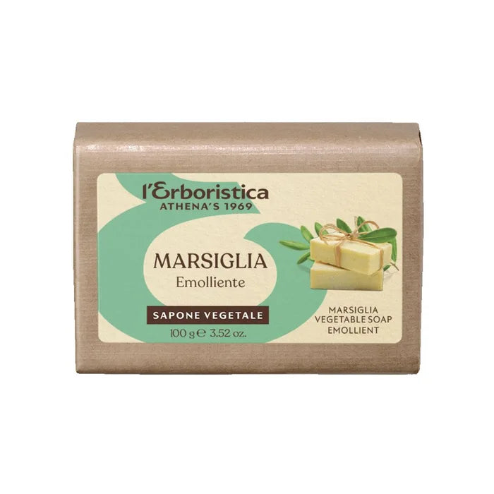 L'ERBORISTICA EXTRATTI BOTANICI – Marsiglia, Săpun Vegetal Emolient, 100g