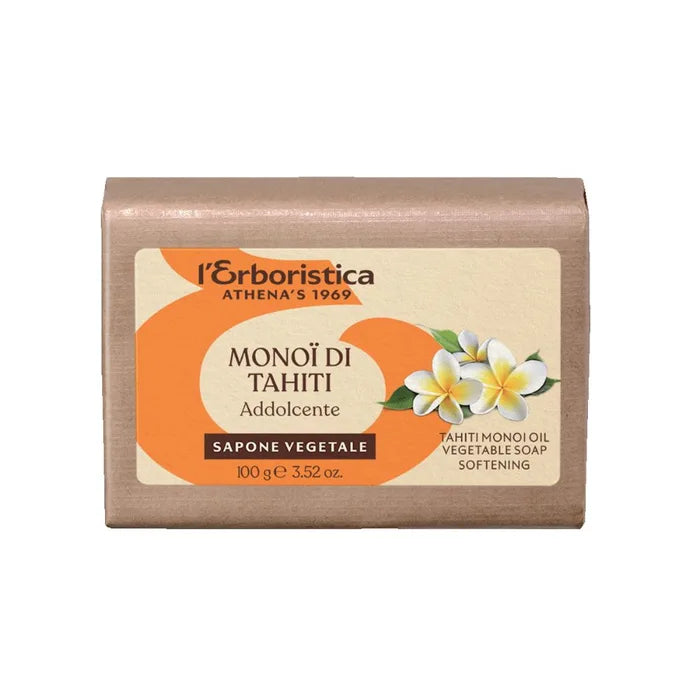 L'ERBORISTICA EXTRATTI BOTANICI – Monoi di Tahiti, Săpun Vegetal Îndulcitor, 100g