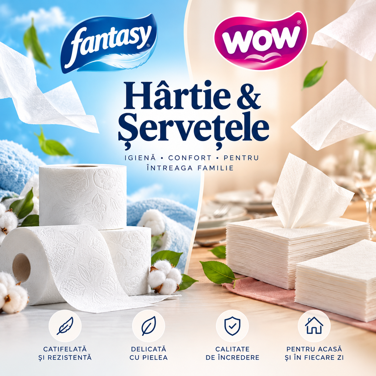 Hârtie şi Servețele