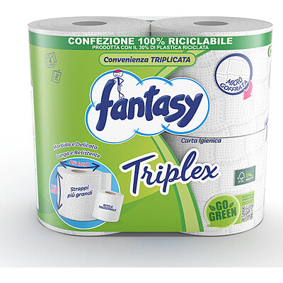 FANTASY Triplex hârtie igienică, 4 role