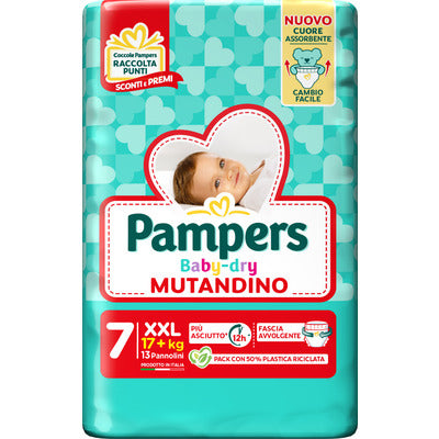 PAMPERS Baby-Dry – scutece, xxl, 13 bucăți