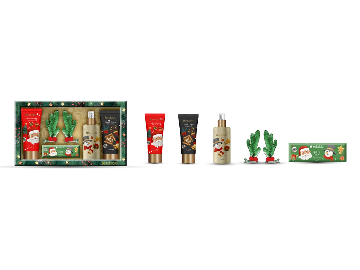 SETABLU Set cadou cu accesoriu de păr, 4 piese, 3804