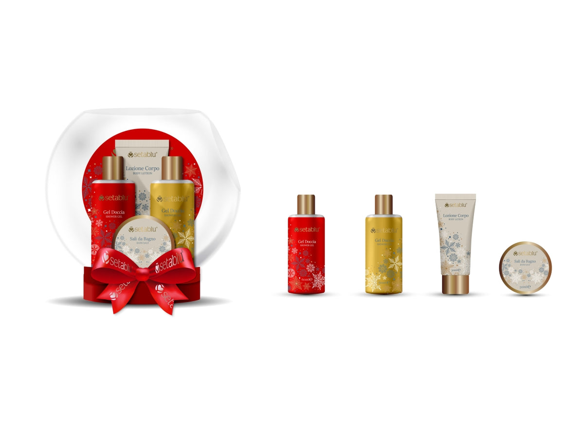 SETABLU Set cadou Sferă de Crăciun, 4 piese, 3810