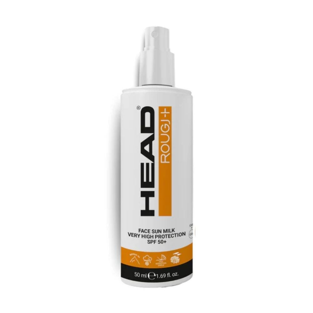 Rougj Head Lapte spray SPF50+ Protecție solară foarte înaltă Față și corp, 100 ml