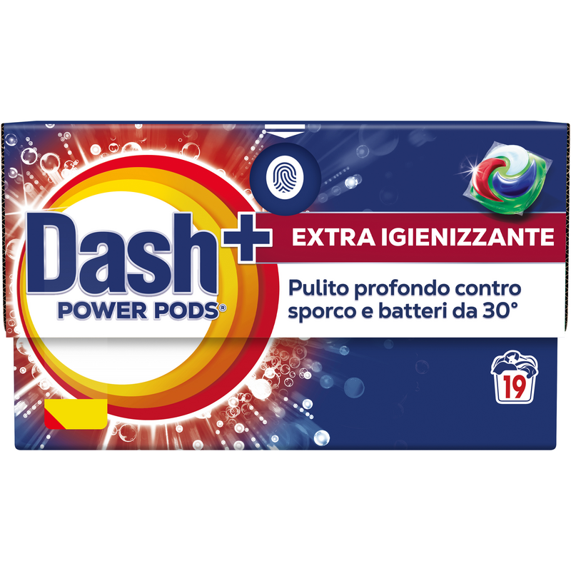 DASH Power Pods Extra Igienizzante – detergent capsule pentru rufe