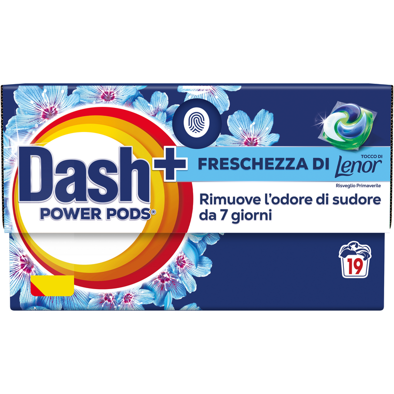 DASH Power Pods Freschezza di Lenor – detergent capsule pentru rufe
