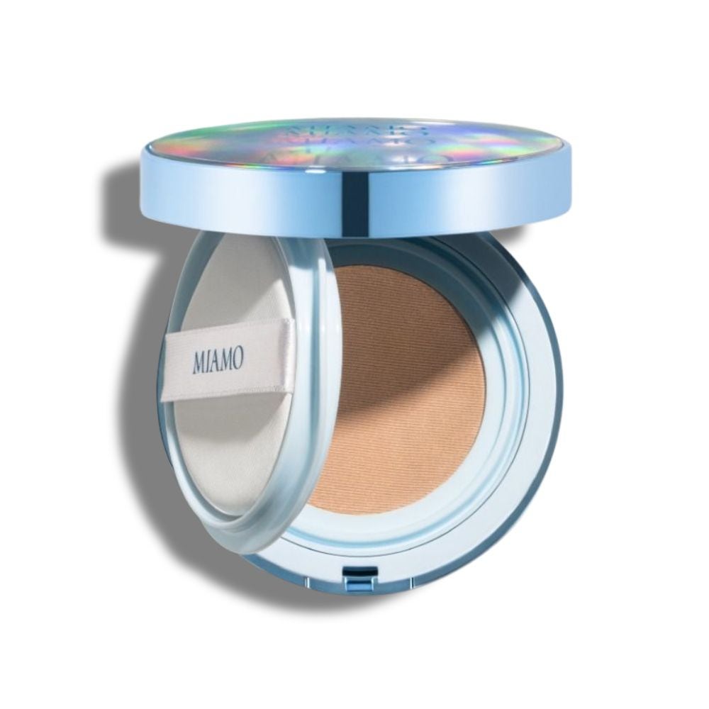 MIAMO Second Skin Mesh Cushion Foundation SPF 50 PA+++ nuanța Shell, 13,5g