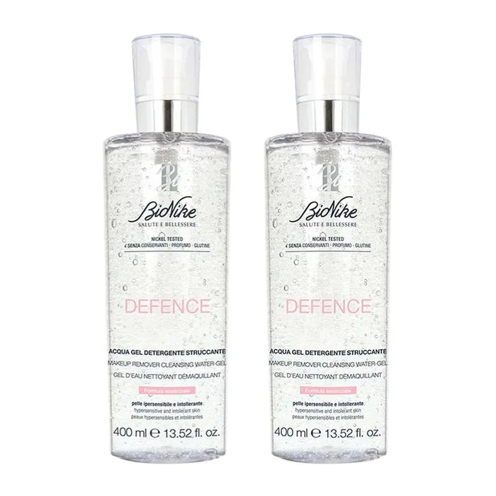 BIONIKE Defence – Apă gel demachiantă pentru piele hipersensibilă, 2 x 400 ml