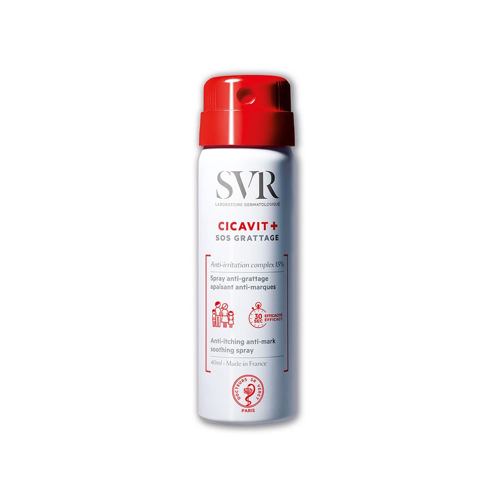 SVR Cicavit+ - SOS Grattage - spray calmant anti-prurit și anti-urme, 40ml
