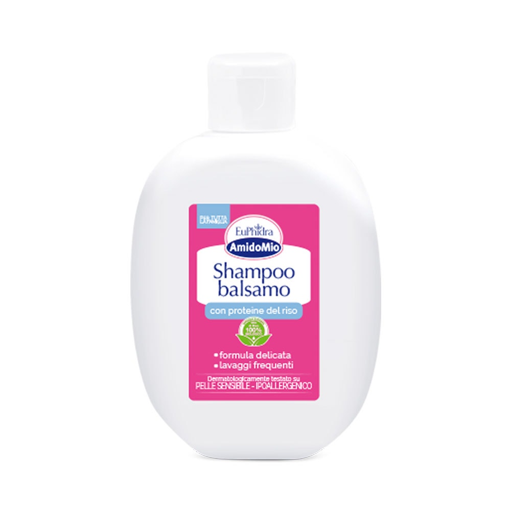 EUPHIDRA AmidoMio Șampon-Balsam pentru Copii și Adulți, 200 ml