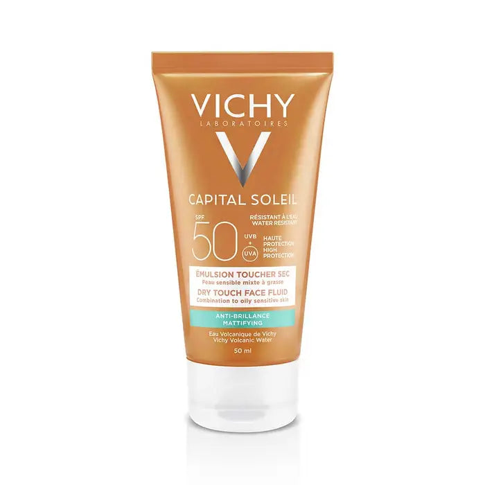 VICHY CAPITAL SOLEIL - Emulsie anti-luciu cu efect uscat SPF 50, 50 ml