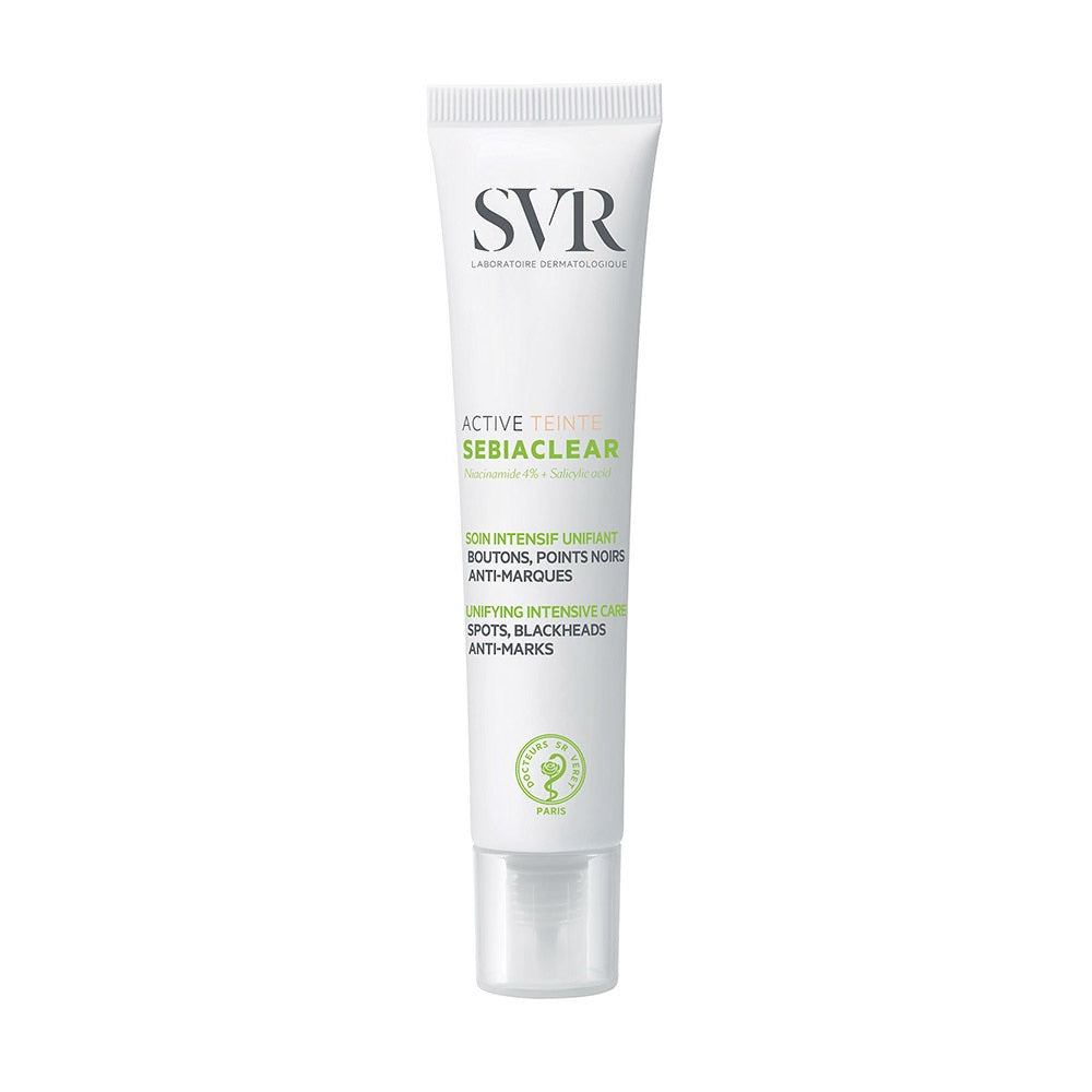 SVR Sebiaclear - Active Teinté - tratament nuanțator uniformizant anti-imperfecțiuni, 40ml