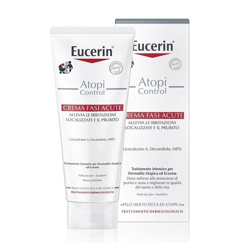 EUCERIN AtopiControl - Cremă pentru pusee acute, piele foarte uscată și atopică 100 ml