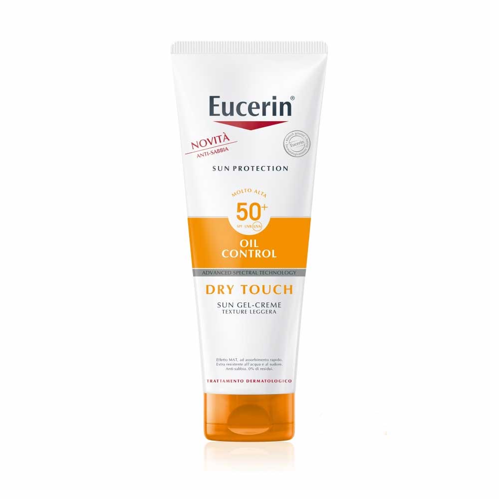 EUCERIN Sun Protection Oil Control Dry Touch – Gel-cremă SPF 50+ pentru corp, 200 ml