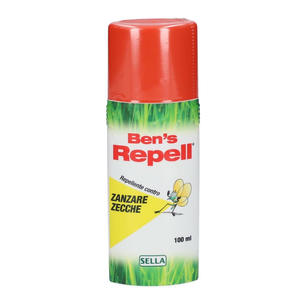 SELLA BEN'S Repell Spray Repelent împotriva Țânțarilor și Căpușelor, 100 ml