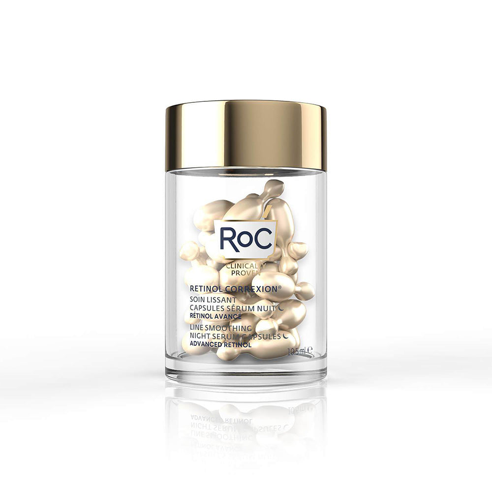 ROC Retinol Correxion - ser de noapte pentru față, netezirea liniilor, 30 capsule