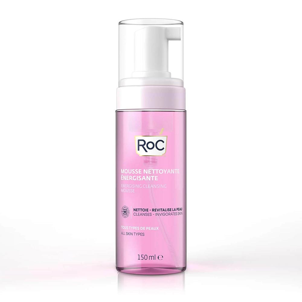 ROC Spumă de curățare energizantă, 150ml