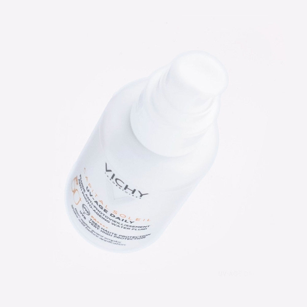 VICHY Capital Soleil UV-Age Daily SPF50+ – Fluid corector anti-fotoîmbătrânire 40 ml