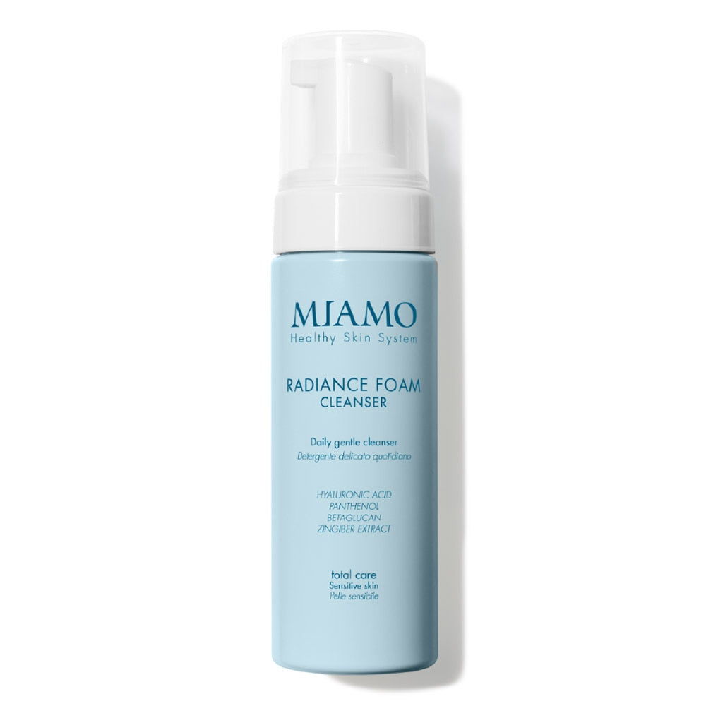 MIAMO Total Care - Radiance Foam Cleanser Mousse produs de curățare pentru față delicată, 150ml