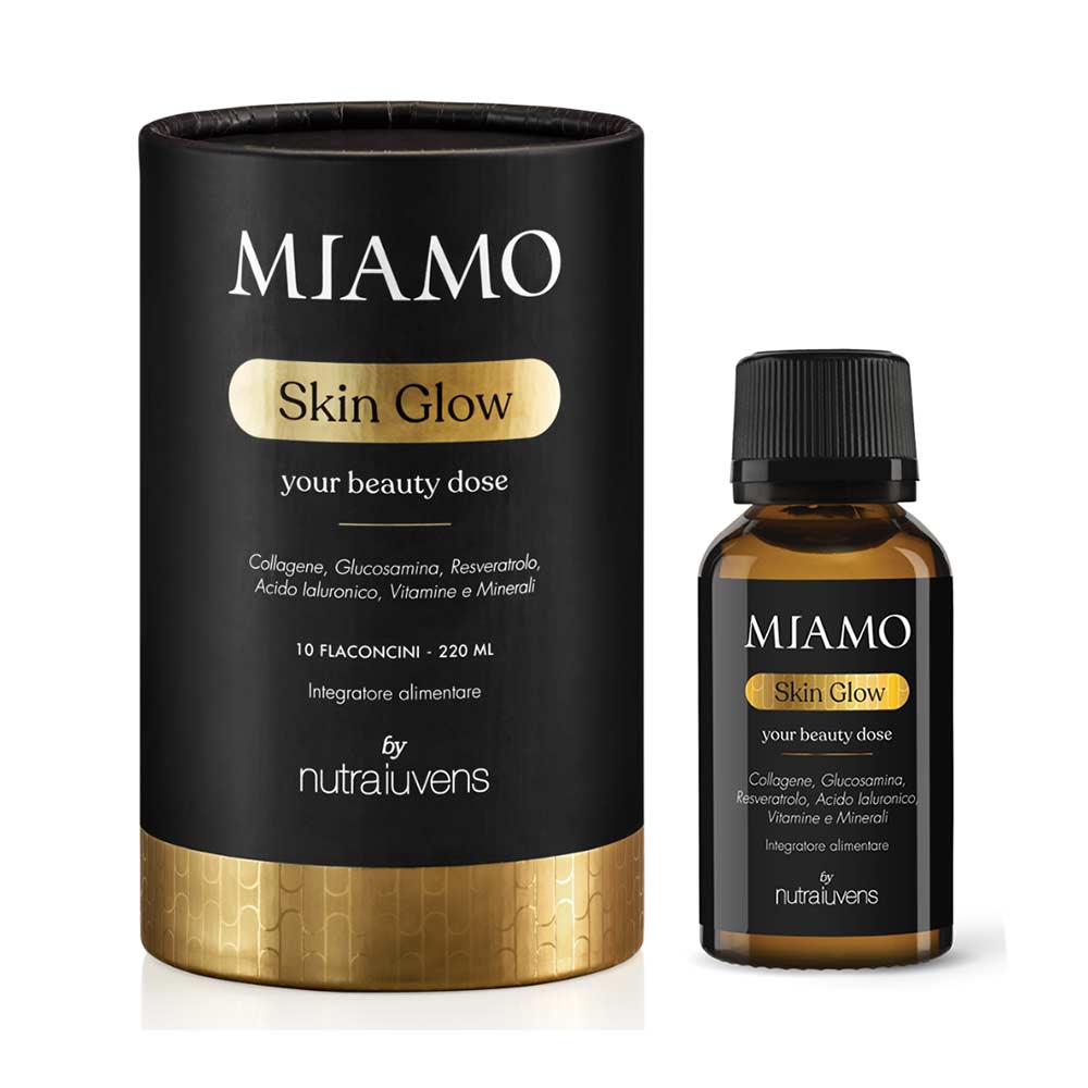 MIAMO Nutraiuvens - Skin Glow supliment cu colagen, 10 flacoane x 22ml
