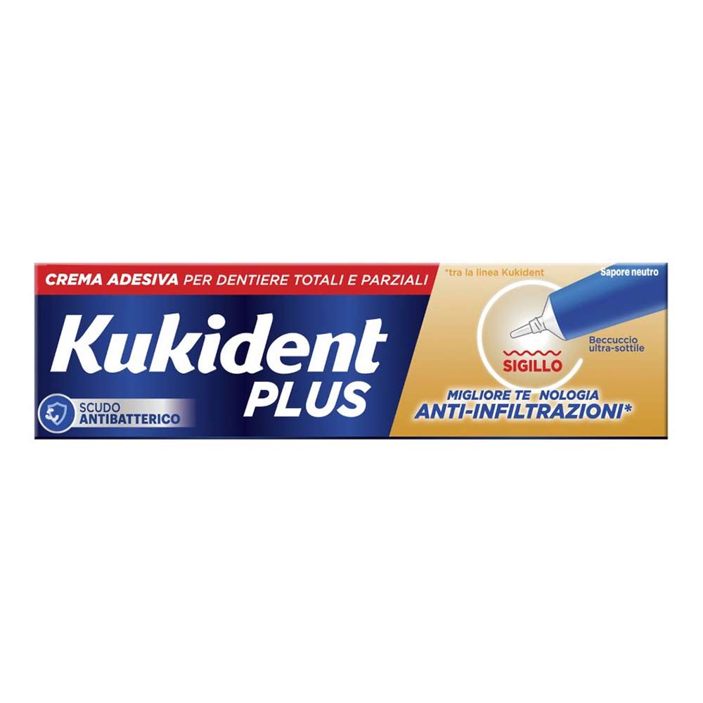 Kukident Plus Sigiliu Protector cremă adezivă pentru proteze dentare totale și parțiale, 40g