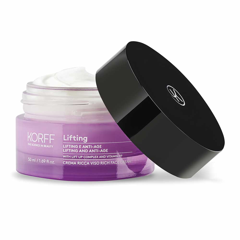 Korff Lifting - Cremă de față bogată anti-îmbătrânire pentru piele normală și uscată, 50 ml