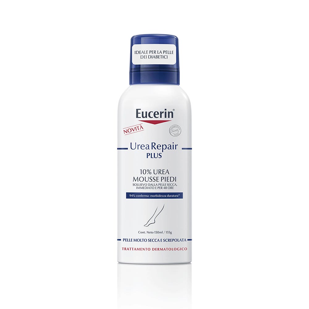 EUCERIN UreaRepair Plus – Spumă pentru picioare cu 10% uree, 150 ml