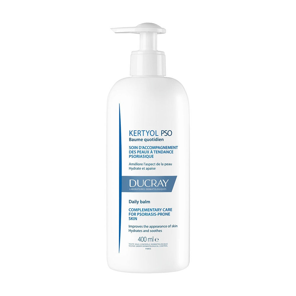 DUCRAY Kertyol P.S.O. – Balsam hidratant zilnic pentru piele cu tendință psoriazică, 400 ml