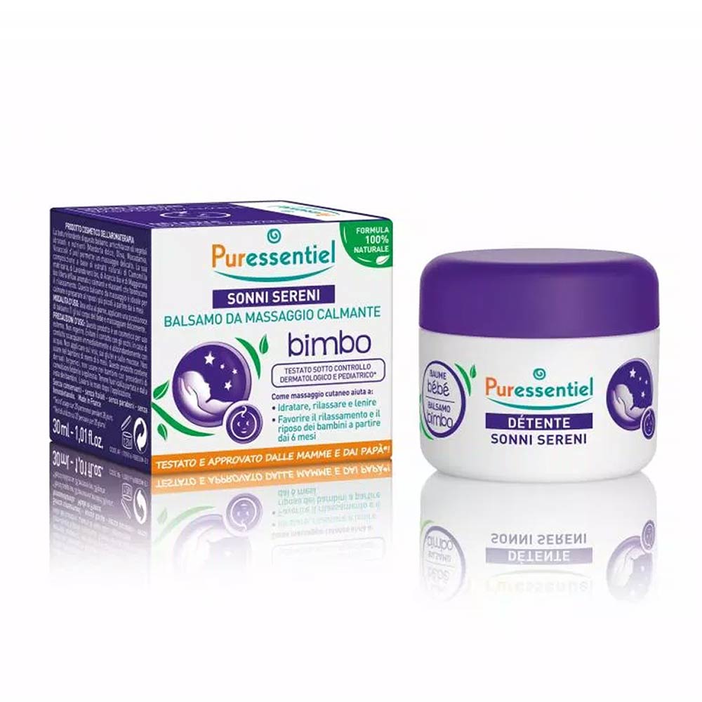 PURESSENTIEL Somn Liniștit - Balsam calmant pentru masaj, pentru copii, 30ml