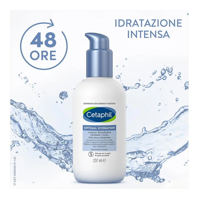 CETAPHIL OPTIMAL HYDRATION – Loțiune Restitutivă Hidratantă pentru Corp, 237 ml