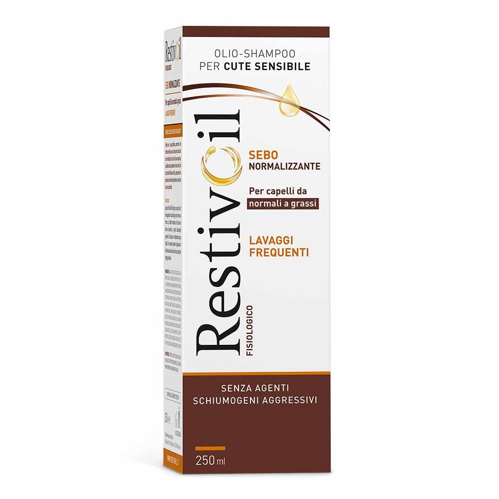 RESTIVOIL Șampon-ulei seboreglator pentru păr gras, 250ml