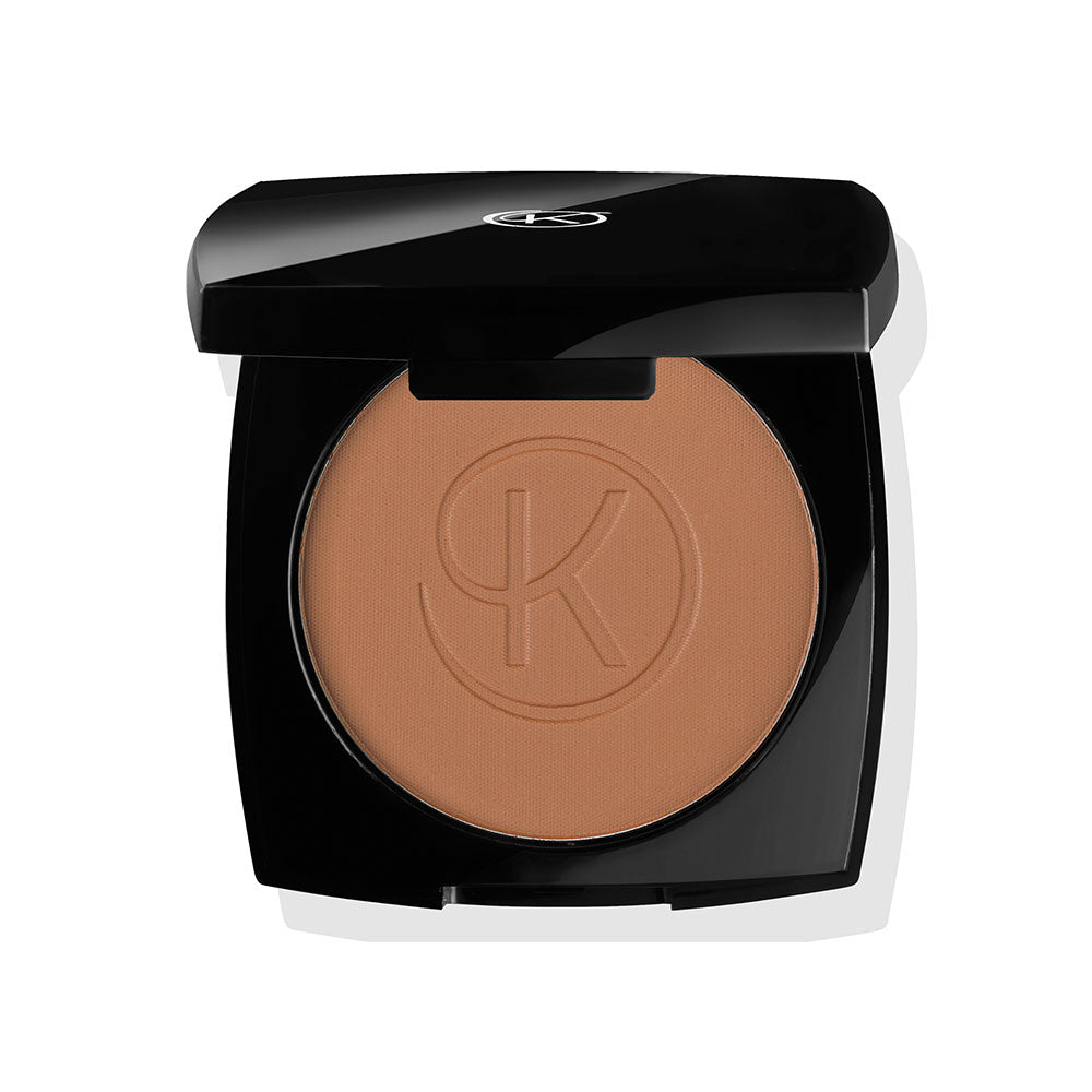 KORFF Cure Make Up – Pudră bronzantă compactă iluminatoare, nuanța 02, 9 g