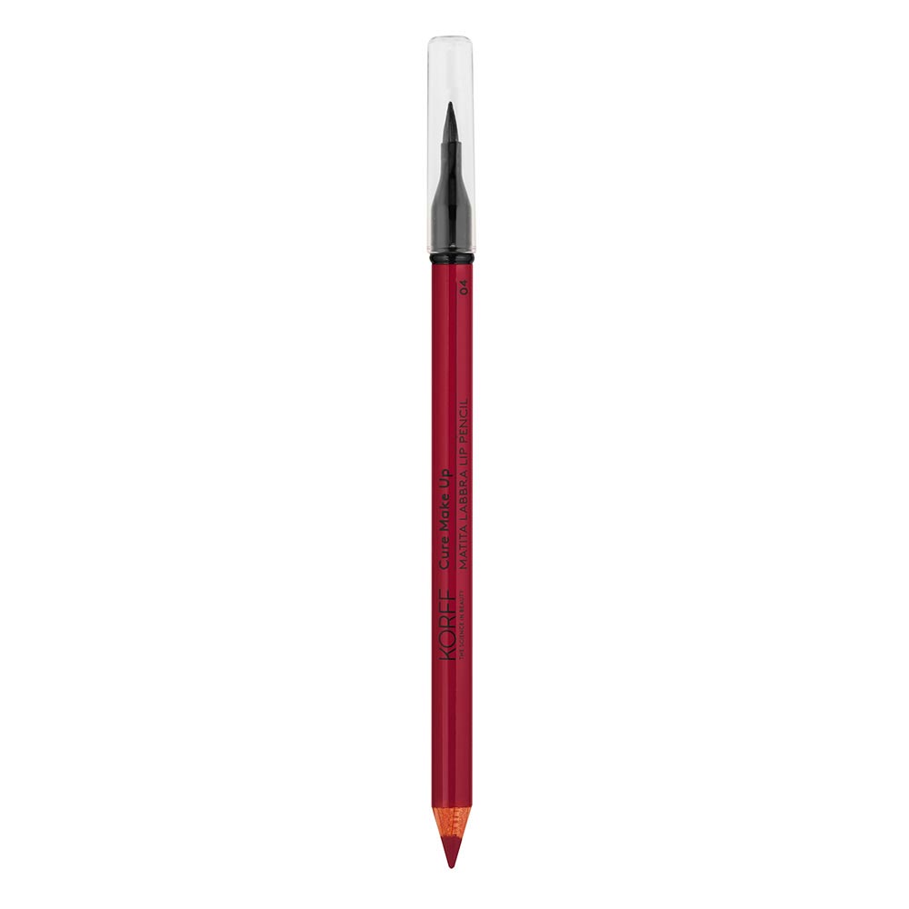 KORFF Cure Make Up – Creion de buze cu pensulă, nuanța 04, 1,08 g