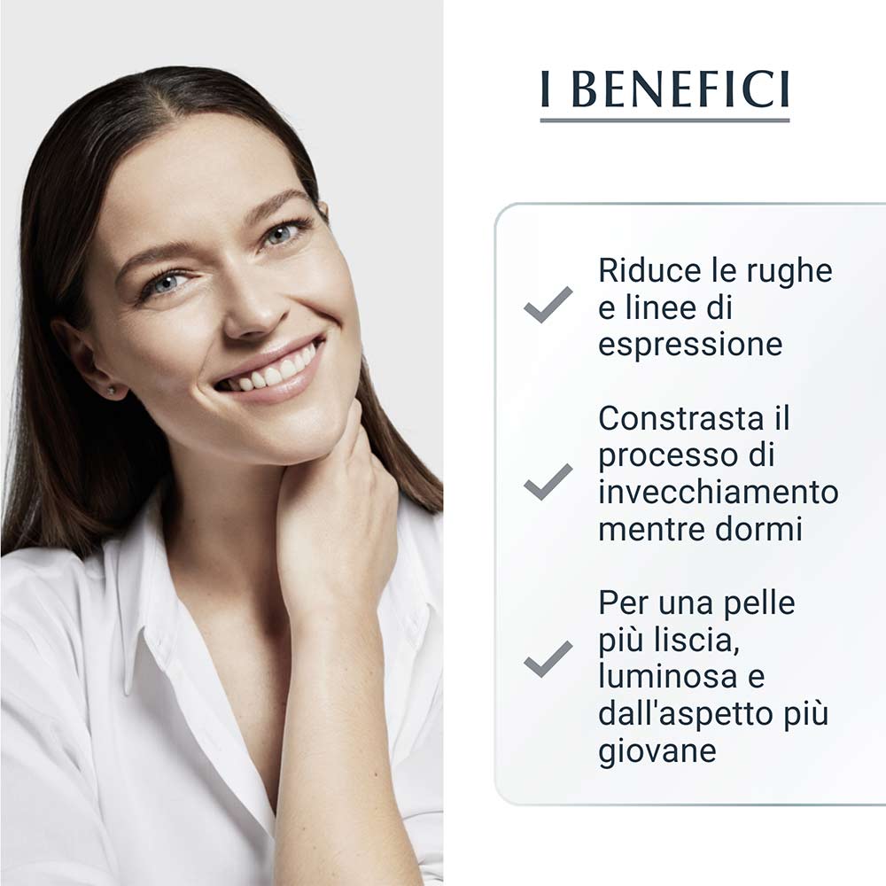 EUCERIN Hyaluron Filler - +3x Effect Cremă de noapte anti-îmbătrânire, rezervă 50 ml