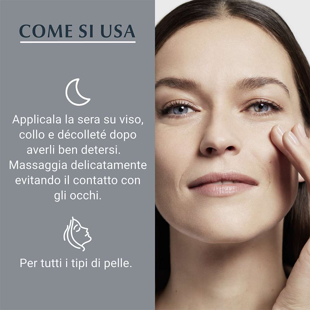 EUCERIN Hyaluron Filler - +3x Effect Cremă de noapte anti-îmbătrânire, rezervă 50 ml