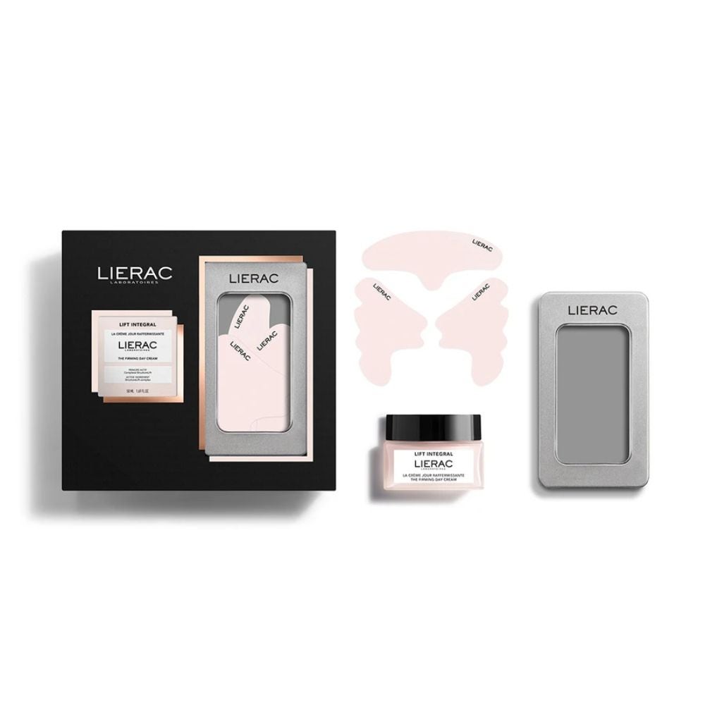 Lierac Lift Integral - Set Cremă de zi 50 ml + patch-uri faciale reutilizabile
