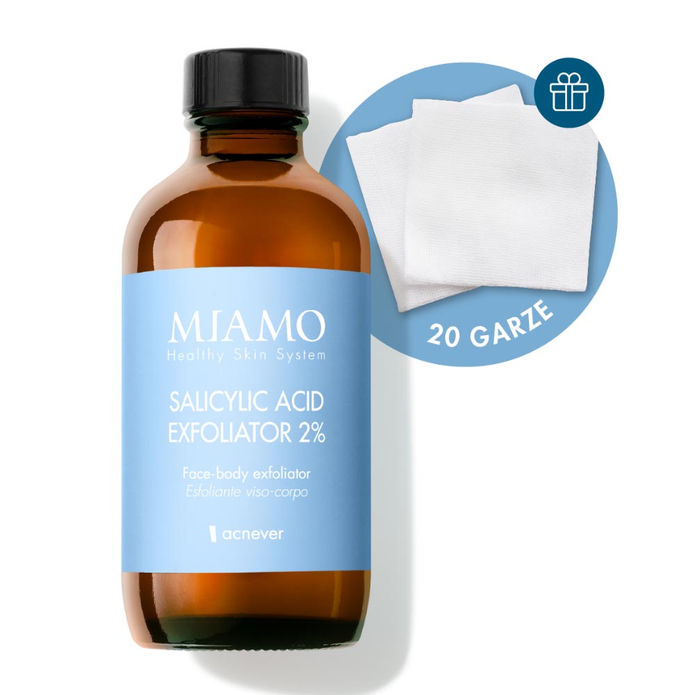 MIAMO Acnever Kit dublă Esfoliazione Salicylic Acid 2% + 20 dischete