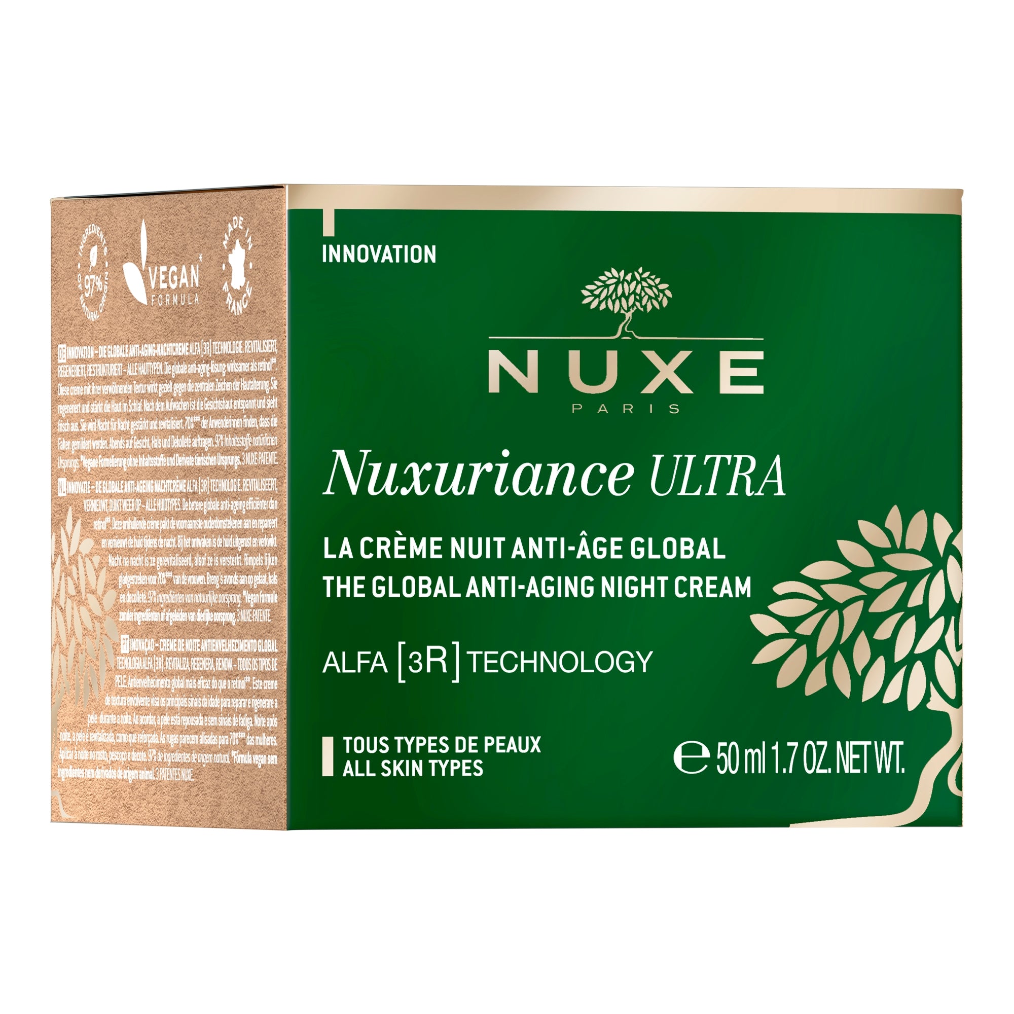NUXE Nuxuriance Ultra Cremă de noapte anti-îmbătrânire globală, 50 ml
