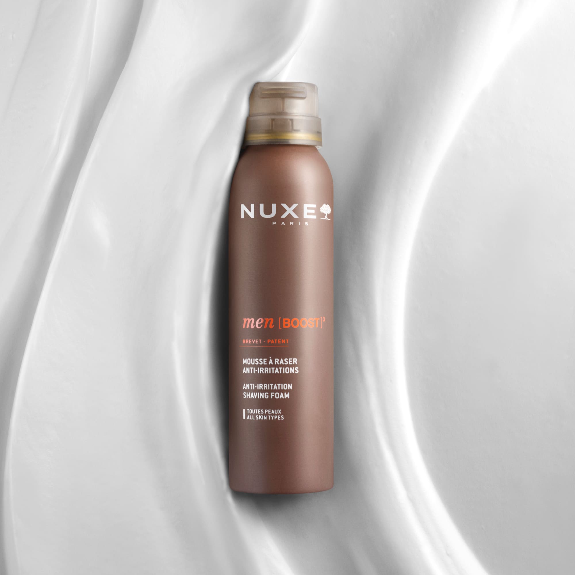 Nuxe Men Schiuma Da Barba Anti-Irritazioni, 150 ml